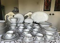 Bavaria -Waldershof Germany Huge Dinnerware Set- Classy & Elegant 70 Pieces