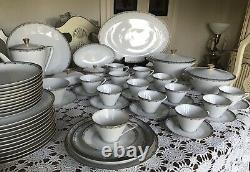 Bavaria -Waldershof Germany Huge Dinnerware Set- Classy & Elegant 70 Pieces