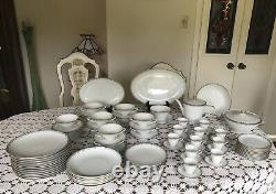 Bavaria -Waldershof Germany Huge Dinnerware Set- Classy & Elegant 86 Pieces