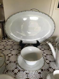 Bavaria -Waldershof Germany Huge Dinnerware Set- Classy & Elegant 86 Pieces