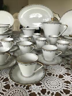 Bavaria -Waldershof Germany Huge Dinnerware Set- Classy & Elegant 86 Pieces