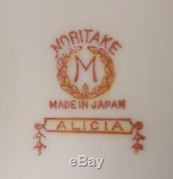 Beautiful Antique Alicia By Noritake 88 Piece Dinnerware Set Circa 1921