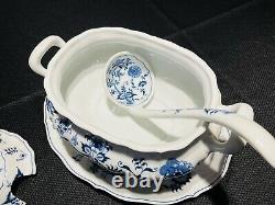 Blue Danube-Vintage Japan Blue & White Pattern-Dinnerware Set Of 44 Pieces