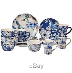 Blue Dinnerware Dishes Floral Cobalt Blue Dishes Serveware Mugs Plates Bowls