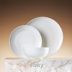 Bone China Dinnerware Sets, 18-Piece Dinnerware Set for 6, Lightweight Bone China Dinnerware Sets, 18-Piece Dinnerware Set for 6, Lightweight