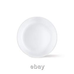 Borosil Orbit Series 19 Pieces Opal ware Dinner Set Opal Glass Dinner Plates