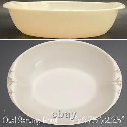 Branchell Golden Harvest MCM Winter White Melmac Dinner Setting for 7 USA 39 Pcs