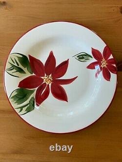 Brighten The Season Poinsettia Christmas Dinnerware Set 27 Pieces New With Tags