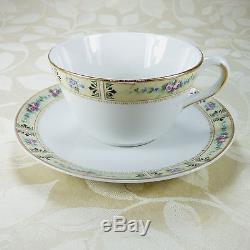 Buffalo China 1920 Antique Porcelain Dinnerware Set Service for 12 USA 102 Pcs