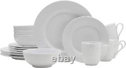 By Fitz and Floyd Classic Rim 16 Piece Dinnerware Set, Service for 4