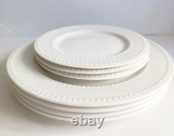 CIROA Chef's Collection Hobnail by CIROA Dinner Plate & Salad Plate Set 7 LOT