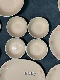 CORELLE FOREVER YOURS 45 pc. Set Dinner, Bread Plates Cereal, Serving Bowls MORE