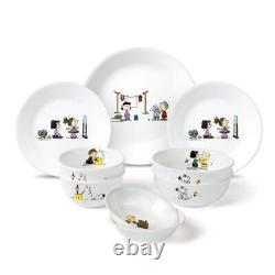 CORELLE x Peanuts Edition Snoopy The Home Couple 9P Set Dinnerware Plate Bowl