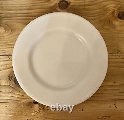 CORNING WARE PLATES Vintage Chunky Heavy White Milk Glass Dinner Plates 9.5 inch