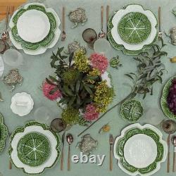 Cabbage Design Dinner Plates Set of 2, 10-11 Ceramic / Porcelain, Decorative