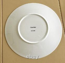 Calvin Kline China Gold Scribble Dinner Set For 6, 26pc, only 4 Cups