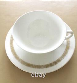 Calvin Kline China Gold Scribble Dinner Set For 6, 26pc, only 4 Cups