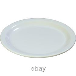 Carlisle 4350102 Dallas Ware 9 White Dinner Plate 48 / CS