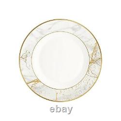 Cello Ariana Carrara Opal ware Dinner Set White & Golden Color 29 Pcs