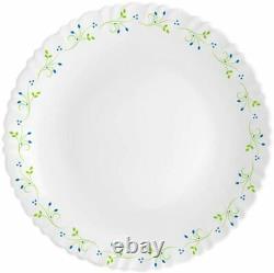 Cello Opalware Dazzle Tropical Lagoon Dinner Service Set 18PCs White Dinnerware