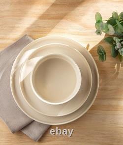 Ceramic Dinnerware Set for 6 18 Pieces Plates Bowls Durable Safe Microwave