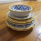 Ceramiche Casola Dinnerware Set Of 7 One Size White Yellow Blue Hand Painted