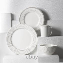 Charlotte Street West 16-Piece Taupe/Grey Dinnerware Set Charlotte Street West 16-Piece Taupe/Grey Dinnerware Set