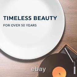 Charming 18-Piece Vitrelle Dinnerware with Seaside Tile Pattern Service for 6#