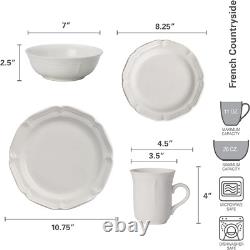 Charming French Countryside 16-Piece Dinnerware Set for 4 Elegant Dining