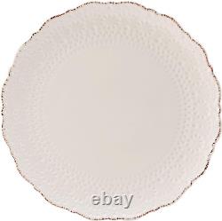 Chateau Cream 16-Piece Stoneware Dinnerware Set, Service for 4, off White