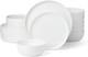 Chic 18-Piece White Coupe Dinnerware Set for 6 Ideal for Every Occasion