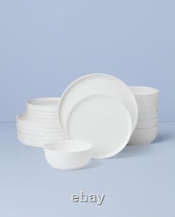 Chic 18-Piece White Coupe Dinnerware Set for 6 Ideal for Every Occasion