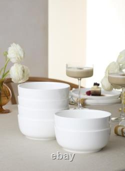 Chic 18-Piece White Coupe Dinnerware Set for 6 Ideal for Every Occasion