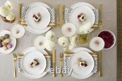 Chic 18-Piece White Coupe Dinnerware Set for 6 Ideal for Every Occasion