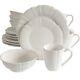 Chloe White 16 Piece Dinnerware Set By EuroCeramica