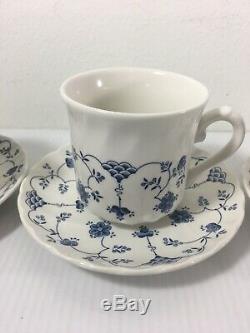 Churchill Finlandia Dinnerware Lot Blue and White