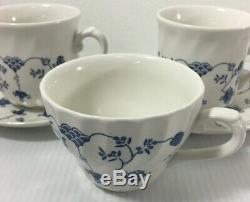 Churchill Finlandia Dinnerware Lot Blue and White