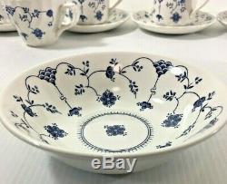 Churchill Finlandia Dinnerware Lot Blue and White