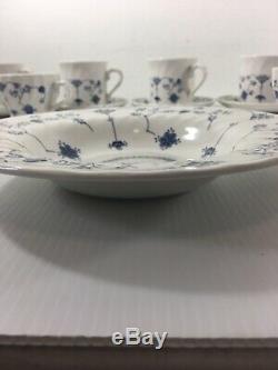 Churchill Finlandia Dinnerware Lot Blue and White