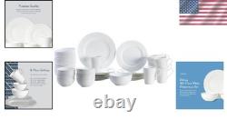 Classic 40-Piece Delray Bone China Dinnerware Collection