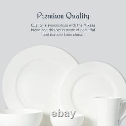 Classic 40-Piece Delray Bone China Dinnerware Collection