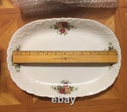 Cmielów POLAND Monte Cristo Fine Porcelain 45-Piece Set Service for 8 + Serving