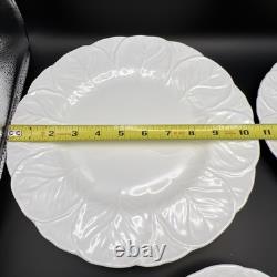 Coalport Wedgwood Country Ware China 5 Piece Place Setting White Retired EUC