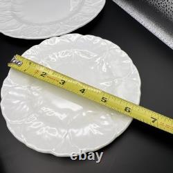 Coalport Wedgwood Country Ware China 5 Piece Place Setting White Retired EUC