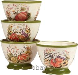 Colorful Harvest Morning 16-Piece Dinnerware Set for 4 Perfect for Every Meal