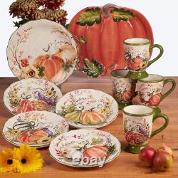 Colorful Harvest Morning 16-Piece Dinnerware Set for 4 Perfect for Every Meal