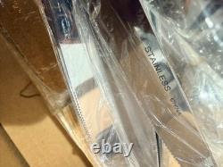 Cooks Home 53-Piece Buffet Dinnerware Set Porcelain & Stainless Steel