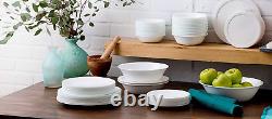 Corelle 78 pcs Service for 12, Winter Frost White Dinnerware Set, Chip Resistant