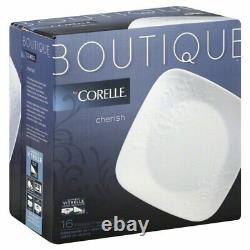 Corelle Boutique 16-Piece Dinnerware Set Cherish Square