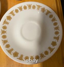 Corelle Butterfly Gold 49 Pc Dinnerware Set Serves 8 + Platter